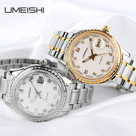 43mm obudowa ze stali nierdzewnej kwarcowy zegarek, 50M Wodoodporny twardy Okulary Wrist Watch