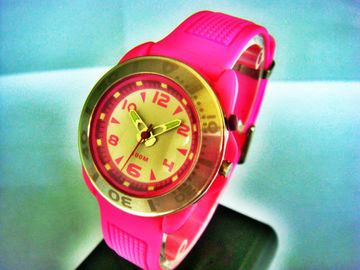 Ze stali nierdzewnej kwarcowy zegarek analogowy Kobiety / 100M Water Resistant zegarki