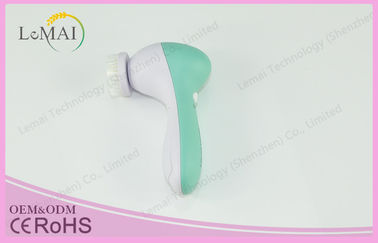 Mini Electric twarzy Szczotka do głębokiego oczyszczania, Różowy / czerwony / zielony 4 w 1 Beauty Cleaner
