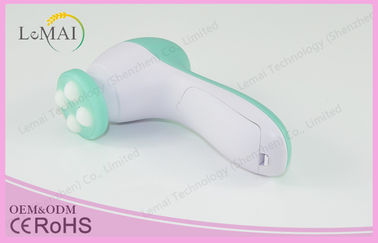 Mini Electric twarzy Szczotka do głębokiego oczyszczania, Różowy / czerwony / zielony 4 w 1 Beauty Cleaner