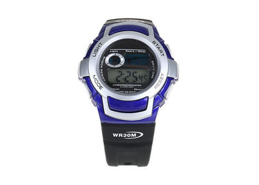 Stylowe Dzieci Przewijanie Cyfrowy Sport Wrist Watch Wyświetlacz LCD Czas ABS Case