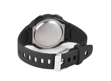 Czarny PU Wodoodporny sporta zegarek dla człowieka, Męski Chronograph Watch