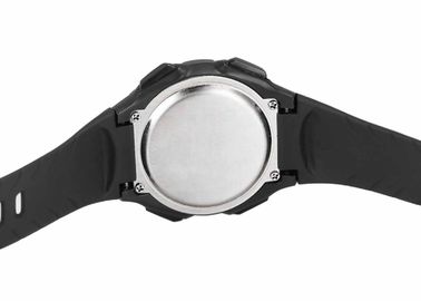 Czarny PU Wodoodporny sporta zegarek dla człowieka, Męski Chronograph Watch