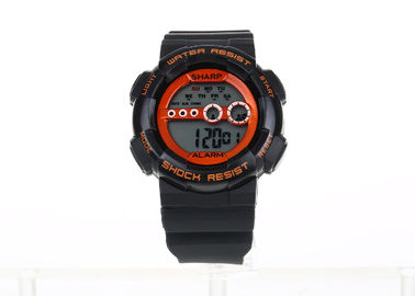Red Dial 30 M Sports Wodoodporny zegarek cyfrowy ze stali nierdzewnej Obudowa PC Pasmo
