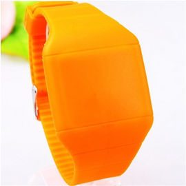 Ekran niestandardowy Męskie sportowe Silikon dotykowy LED Watch Kolorowe Lightweight
