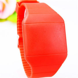 Ekran niestandardowy Męskie sportowe Silikon dotykowy LED Watch Kolorowe Lightweight