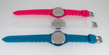 Nastoletni Roses Red Silicone Nadgarstek Watch Mała okrągła twarz Promocja Zegarek dla dziewczyn