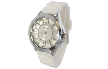 Daisy 3D Dial Wyświetl dorosłych Silikonowy zegarek analogowy Anti zegarki