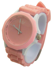 3 ATM silikonowy pasek Kwarcowy zegarek, Battery Power Wrist Watch