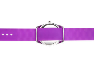Jelly Diament Lady Silicone Nadgarstek wodoodporny zegarki, Hermosa różowy pasek