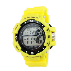 Nadgarstek Kolorowe PVC Pasek Wielofunkcyjna cyfrowa Ladies Watch Profesjonalne