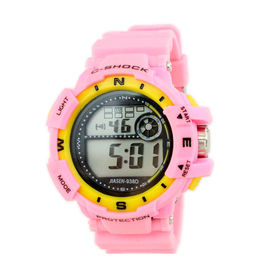 Nadgarstek Kolorowe PVC Pasek Wielofunkcyjna cyfrowa Ladies Watch Profesjonalne