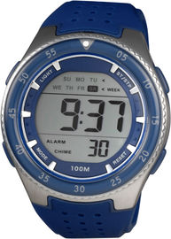 Mężczyźni zwijające Sportowy Męski zegarek z cyfrowym 100m Wodoodporny Chronograph