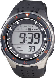Mężczyźni zwijające Sportowy Męski zegarek z cyfrowym 100m Wodoodporny Chronograph