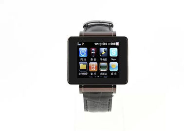 Bezprzewodowa Bluetooth Smart Watch Phone Producent metalowa obudowa skórzany pasek